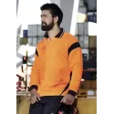 Mens Hi Vis Aztec Long Sleeve Polo