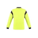 Mens Hi Vis Aztec Long Sleeve Polo