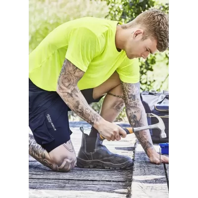 Mens Hi Vis Short Sleeve Tee