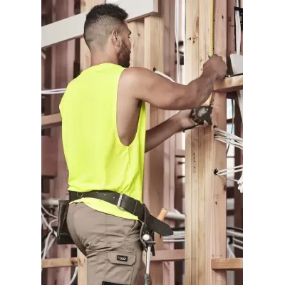 Mens Hi Vis Sleeveless Tee