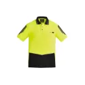 Mens Hi Vis Flux Short Sleeve Polo