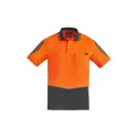 Mens Hi Vis Flux Short Sleeve Polo