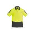 Mens Hi Vis Flux Short Sleeve Polo