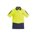 Mens Hi Vis Flux Short Sleeve Polo