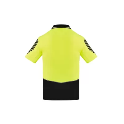 Mens Hi Vis Flux Short Sleeve Polo