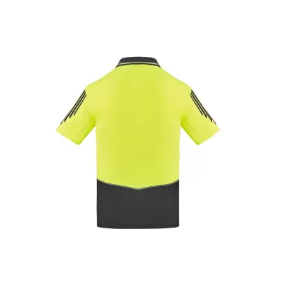 Mens Hi Vis Flux Short Sleeve Polo