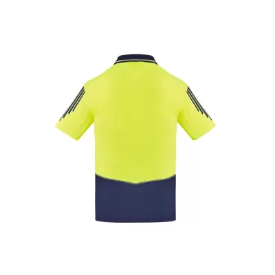 Mens Hi Vis Flux Short Sleeve Polo