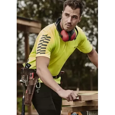 Mens Hi Vis Komodo Short Sleeve Polo