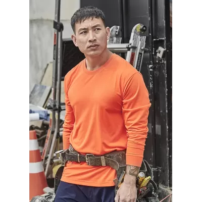 Mens Hi Vis Long Sleeve Tee