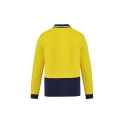 Mens Hi Vis Cotton Long Sleeve Polo