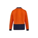Mens Hi Vis Cotton Long Sleeve Polo