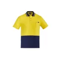 Mens Hi Vis Cotton Short Sleeve Polo