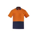 Mens Hi Vis Cotton Short Sleeve Polo