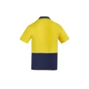 Mens Hi Vis Cotton Short Sleeve Polo