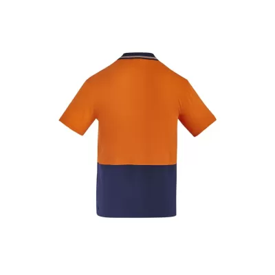 Mens Hi Vis Cotton Short Sleeve Polo