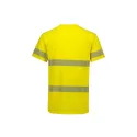 Mens Hi Vis Segmented Tape Cotton Tee