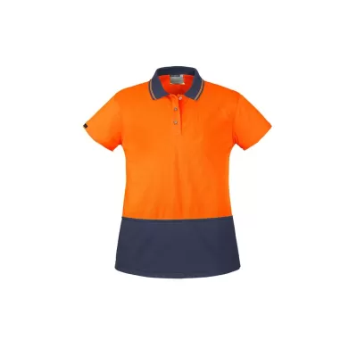 Womens Hi Vis Basic Short Sleeve Polo