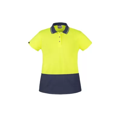Womens Hi Vis Basic Short Sleeve Polo