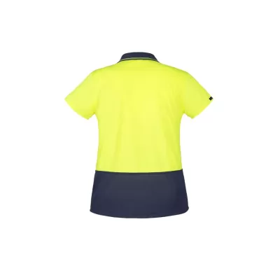 Womens Hi Vis Basic Short Sleeve Polo