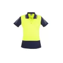 Womens Hi Vis Zone Short Sleeve Polo