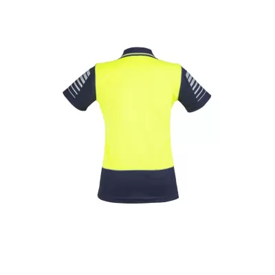 Womens Hi Vis Zone Short Sleeve Polo