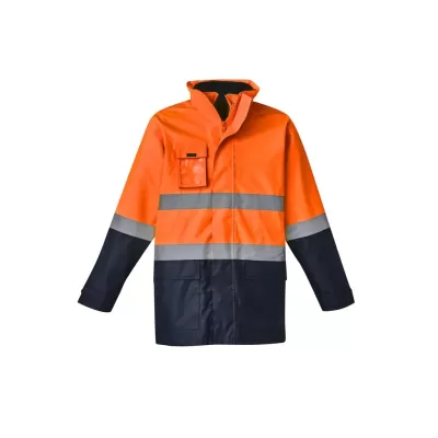 Mens Hi Vis Basic 4 In 1 Waterproof Jacket