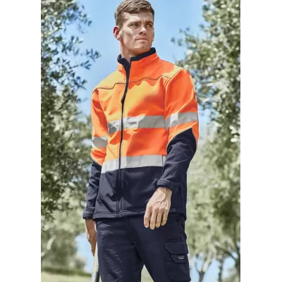 Unisex Hi Vis Softshell Jacket