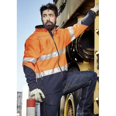 Unisex Hi Vis Softshell Jacket