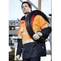 Mens Hi Vis Ultralite Waterproof Jacket