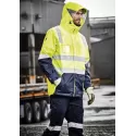 Mens Hi Vis 4 In 1 Waterproof Jacket