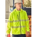 Unisex Super Light Segmented Tape Packable Rain Jacket