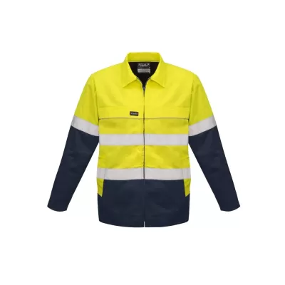 Mens Hi Vis Cotton Drill Jacket