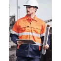Mens Hi Vis Cotton Drill Jacket