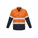 Mens Hi Vis Cotton Drill Jacket