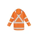 Mens Hi Vis X Back 4 In 1 Waterproof Jacket
