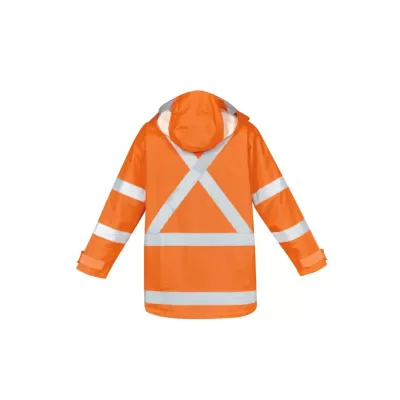 Mens Hi Vis X Back 4 In 1 Waterproof Jacket