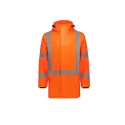 Mens Hi Vis X Back Heavy Duty Waterproof Jacket
