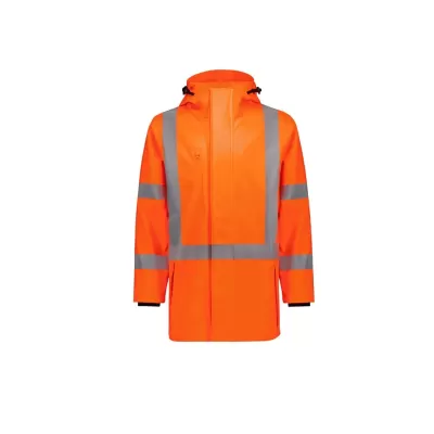 Mens Hi Vis X Back Heavy Duty Waterproof Jacket