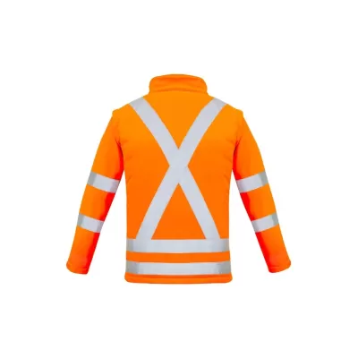 Womens Hi Vis NSW Rail X Back 2 In 1 Softshell Jacket