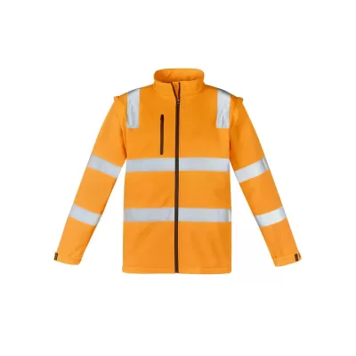 Unisex Hi Vis VIC Rail 2 In 1 Softshell Jacket