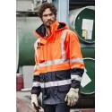 Mens Orange Flame Arc Rated Antistatic Waterproof Jacket
