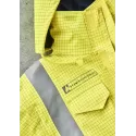 Mens Orange Flame Arc Rated Antistatic Waterproof Jacket