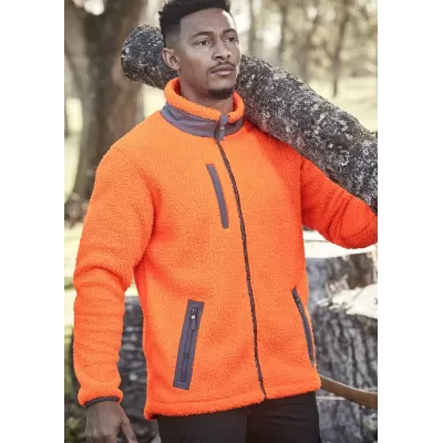Unisex Streetworx Full Zip Sherpa Fleece