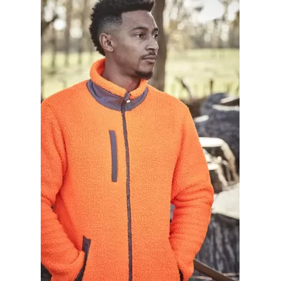 Unisex Streetworx Full Zip Sherpa Fleece