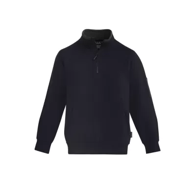 Unisex 1/4 Zip Brushed Fleece Pullover