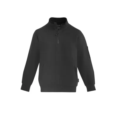 Unisex 1/4 Zip Brushed Fleece Pullover