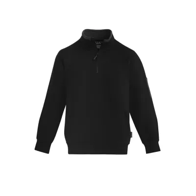 Unisex 1/4 Zip Brushed Fleece Pullover