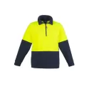 Unisex Hi Vis 1/2 Zip Polar Fleece Pullover