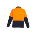 Unisex Hi Vis 1/2 Zip Polar Fleece Pullover