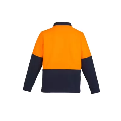 Unisex Hi Vis 1/2 Zip Polar Fleece Pullover